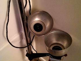 Freecycle Enlarger pole and lamps