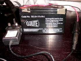 Freecycle 'Clulite' 6v Rechargable Battery plus Carry Case and GL6 Spot ...