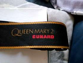 Freecycle * Brand new* Queen Mary 2 Cunard luggage strap CHEAP!