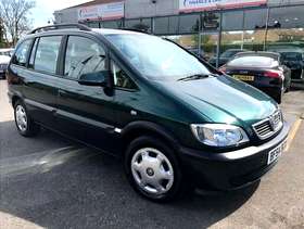 Freecycle Vauxhall Zafira, 2003 (03) Green MPV, Manual Petrol, 90,000 miles