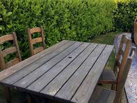 Freecycle Garden Table and chairs