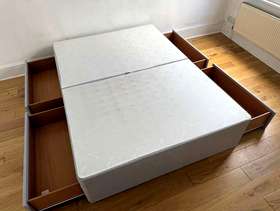 Freecycle Double Bed Divan Base + 4 Drawers. £599 on the ...