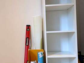 Freecycle White tall shelving unit