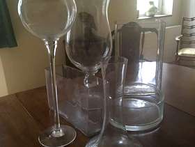 Freecycle 6 Florists vases