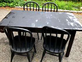 Freecycle Table and Chair