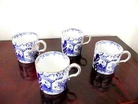 Freecycle Vintage Royal Crown Derby Four Coffee Cans.