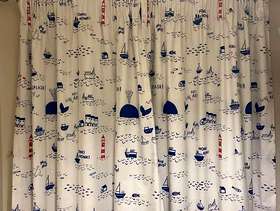 Freecycle Children’s John Lewis nautical curtains