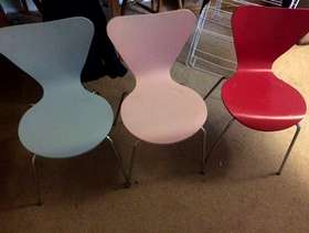 Freecycle Three colourful chairs