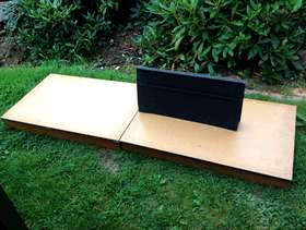 Freecycle Wooden display staging