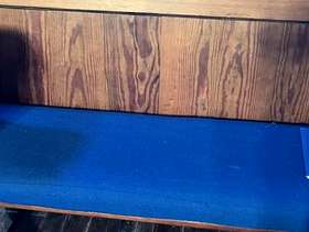 Freecycle Pew cushions