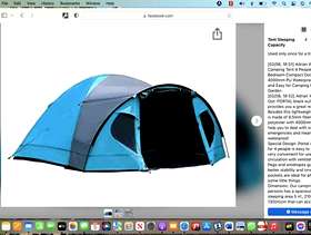 Freecycle A dome tent-modern & lightweight