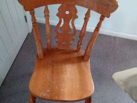 Freecycle Wooden chairs
