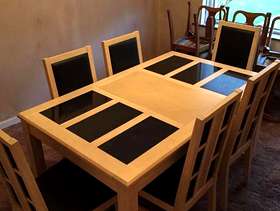 Freecycle Dining Table and Six Chairs