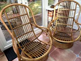 Freecycle 2 Bamboo chairs