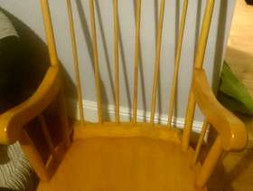Freecycle Wooden rocking chair