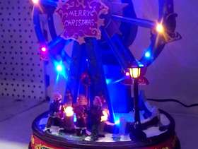 Freecycle Christmas light-up musical Ferris-Wheel - please read