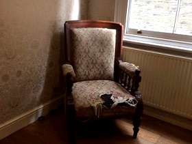 Freecycle Armchair - Victorian fireside