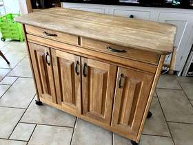 Freecycle Butchers block trolley