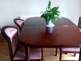 Freecycle Dining table and chairs