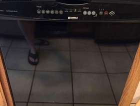 Freecycle Kenmore dishwasher, black