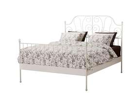 Freecycle Excellent condition - ikea leirvik white metal standard double bed ...