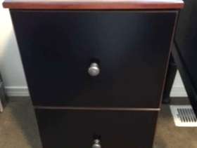 Freecycle File Cabinet Wood 2 Drawer