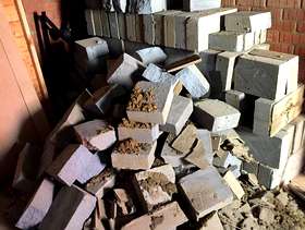 Freecycle Breeze block rubble