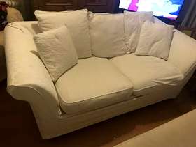 Freecycle 2 seater fabric sofa