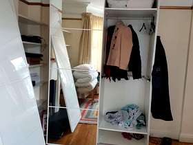 Freecycle Double white Ikea used disassembled and 4 white Ikea Billy ...