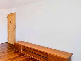 Freecycle Dwell Large wooden TV stand with in built sliding drawers