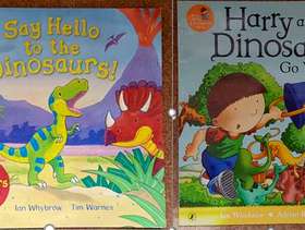 Freecycle 2x Dinosaur Books for young children