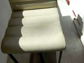 Freecycle 2 x cream breakfast bar swivel chairs