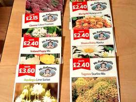 Freecycle 12 packets of flower seeds