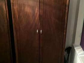 Freecycle Minuet Wardrobe Walnut (2 Door 1 Drawer)