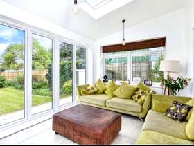Freecycle Beautiful lime green sofa
