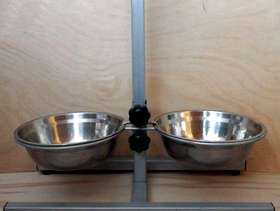 Freecycle Dog bowl stand