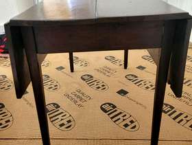 Freecycle Georgian- Oak drop-leaf table