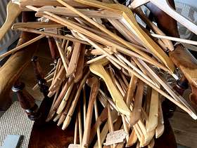 Freecycle Wooden Coat Hangers