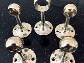 Freecycle Brass curtain supports