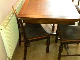 Freecycle Table and four chairs
