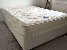 Freecycle Double sized Divan bed with mattress