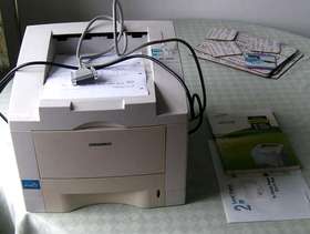 Freecycle Parallel port laser printer - Samsung £10 / D-Link Ethernet ...