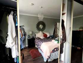 Freecycle Mirrored Wardrobe Door