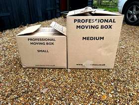 Freecycle Free Medium and Small Cardboard House Moving Boxes