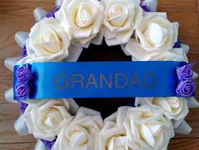 Freecycle Grandad wreath