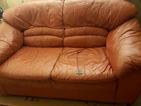 Freecycle Free Leather 3 Piece Sofa