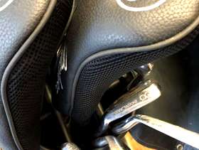 Freecycle Golf clubs, carry bag and wheely