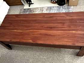 Freecycle Coffee table with card table inside