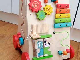 Freecycle Wooden baby walker