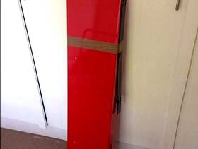Freecycle Ikea Red Shelf & Bracket